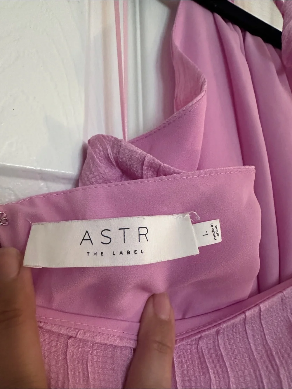 Astr Girls' Lavender Halter Tiered Maxi Dress